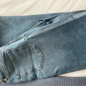 Zara Women's Straight Leg Jeans - Light Blue